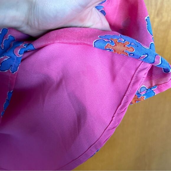 J. Marie Piper Ruffle Mini Dress Pink Size XS - Picture 8 of 10